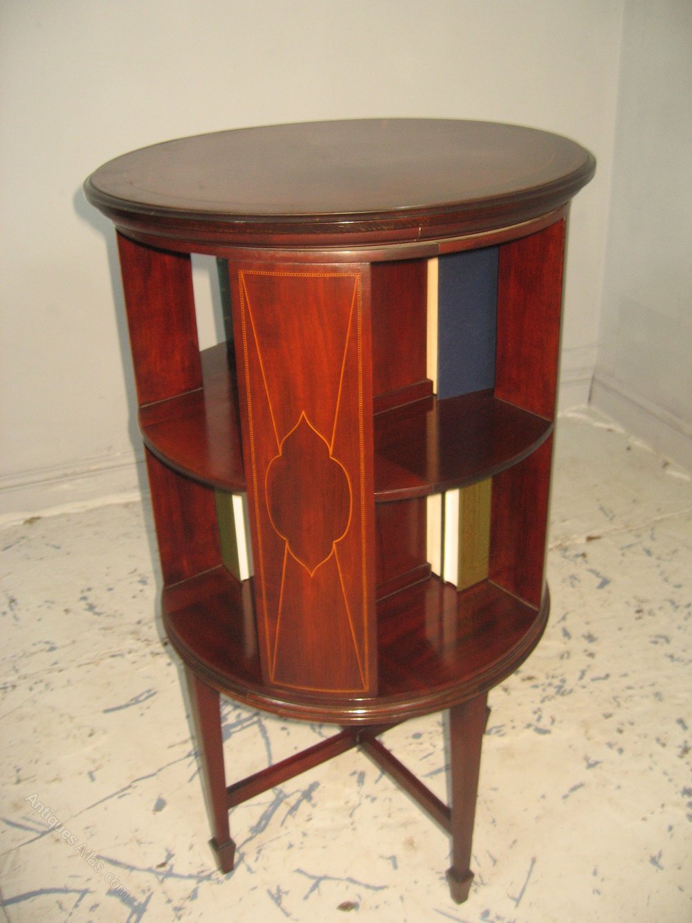 Edwardian Small Size Revolving Bookcase Antiques Atlas