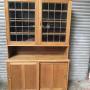 Light Oak Bookcase Or Kitchen  Cabinet