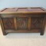 Oak   Panel Front    Lid Box   Coffer