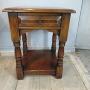 Oak Side Table In The Antique Style