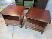 Pair Of STAG  Make  Bed Side Cabinets