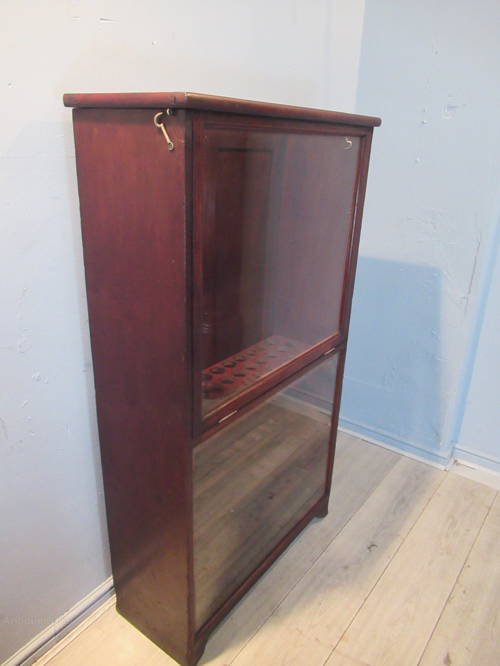Unusual Mahogany Shop Walking Stick Display Case Antiques Atlas