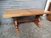 Very Solid Oak Refectory  Style Table 
