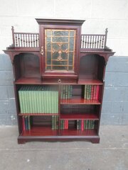 Victorian   Open Bookcase By Lambs Manchester