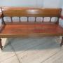 Victorian  Oak Bench Seat 