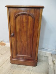 Victorian Mahogany   Bed Side Cabinet