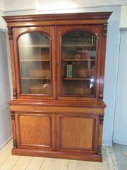 Victorian Mahogany  Cupboard Bookcase