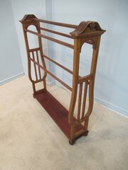 Victorian Walnut Towel Rail 