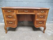 Walnut / Burr Walnut  Knee Hole Desk