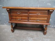 Walnut Low Chest Of Drawers 1960/70s