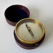 Victorian Cased Pocket Galvanometer by Alfred Apps