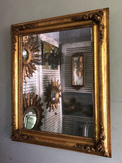 Antiques Atlas 19th Century Gilt Antique French Mirror