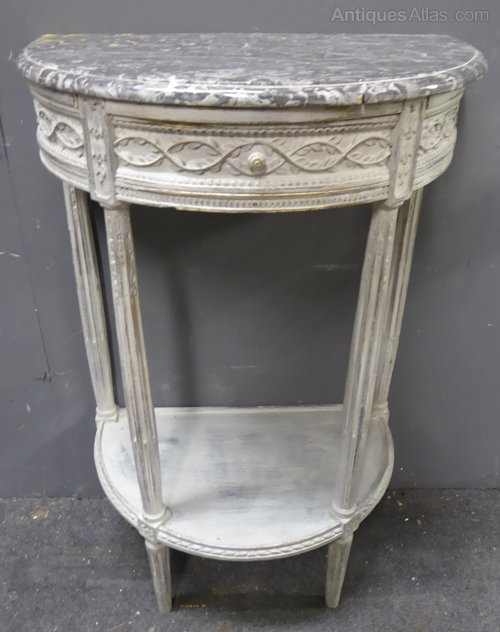 Antique French DemiLune Console Table C1790 Antiques Atlas