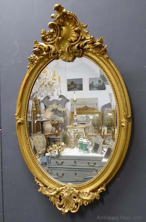 Antiques Atlas Antique French Oval Mirror