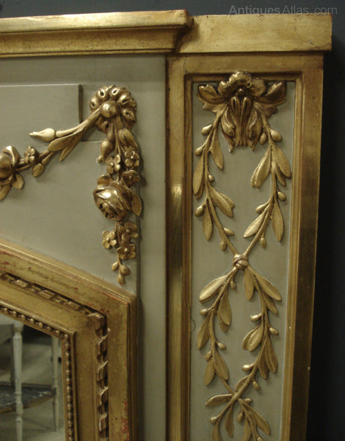 Antiques Atlas Antique French Trumeau Mirror Antique French Trumeau Mirror Mirrors