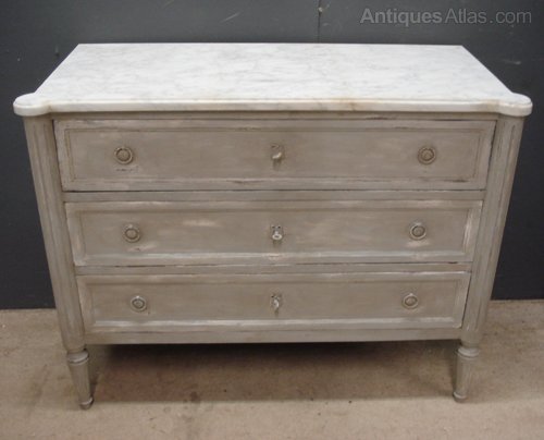 Antiques Atlas French Painted Chest Of Drawers