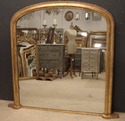 Large Victorian Overmantle Mirror