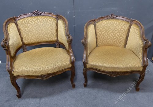 pair of antique french armchairs antiques atlas