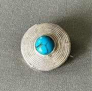 A Bernard Instone Silver Bullseye Brooch