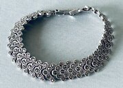 An Art Deco Silver & Marcasite Bracelet