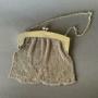 Arts & Crafts Small Silver Chain Mail Cocktail Bag