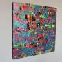 Original Abstract Artwork on Stretched Canvas