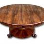 English Regency Rosewood Round Centre Table