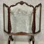 Antique Mahogany & Plate Glass Screen