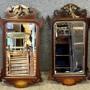Antique Matched Pair of Chippendale Style Mirrors