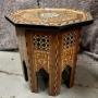 Antique Moorish Arabic Inlaid Table