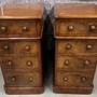 Antique Pair of Mahogany Bedside Chests 