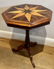 Antique Specimen Wood Occasional Table
