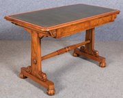 Antique Walnut Writing Centre Sofa Table