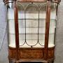Attractive Edwardian Burr Walnut Display Cabinet