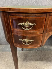Edwardian Kidney Shaped  Inlaid Desk