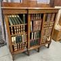 Edwardian Mahogany Breakfront Open Bookcase