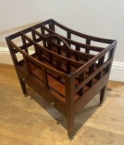 Edwardian Mahogany Canterbury