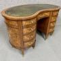 Fine Sheraton Revival Kidney Shaped Desk