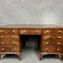 George III Mahogany Partners Desk