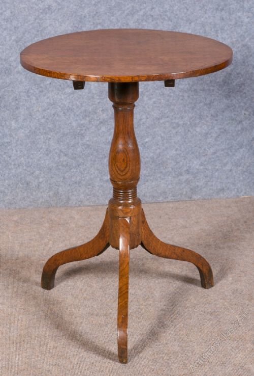 Oak Tilt Top Wine Table Antiques Atlas