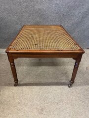Large 19th.Century Caned Seated Stool