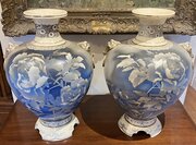 Large Pair Of Japanese Satsuma Vases