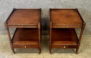 Pair Mahogany Occasional End Or Lamp Tables