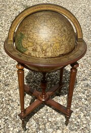Retro French Drinks Globe