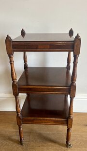 Small Antique 3 Tier Etagere Whatnot