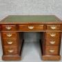 Small Antique Mahogany Pedestal Desk