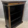Small Inlaid & Ebonised Open Bookcase