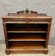 Superb Quality Antique Open Bookcase
