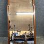 Tall Antique Mahogany Framed Mirror