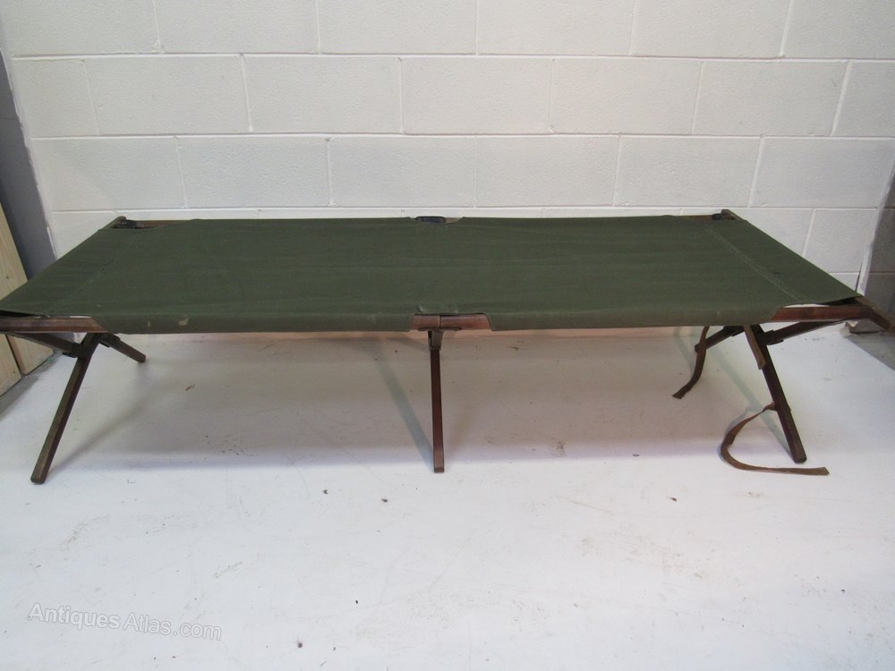 WW1 Military Officers Folding Campaign Bed Antiques Atlas